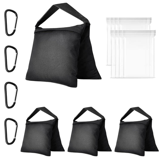 EMART Heavy Duty Sandbags,Weight Sand Bags Photo Studio Saddlebag Design for Photography Stand Light Tripod, Outdoor Patio, Sports, Photo Sets, Film