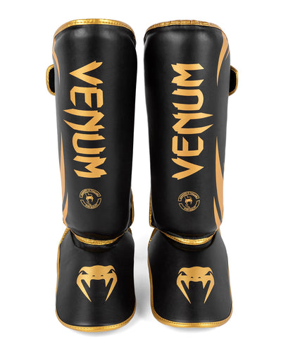 Venum, Challenger Standup Shin Guards, Men's, XL, Black/Gold