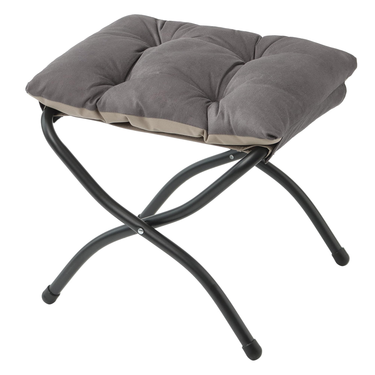 Mordchil EU 15"H Folding Ottoman, Foldable Footrest Stool, Portable Small Foot Stool for Couch, Collapsible Foot Rest Ottoman for Sofa