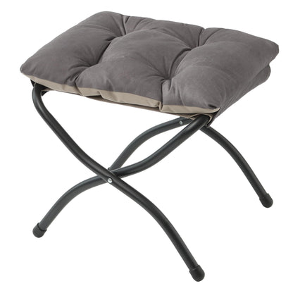 Mordchil EU 15"H Folding Ottoman, Foldable Footrest Stool, Portable Small Foot Stool for Couch, Collapsible Foot Rest Ottoman for Sofa