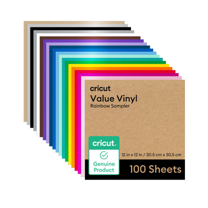 Value Vinyl - Matte, Rainbow Sampler - 12x12 in (100)