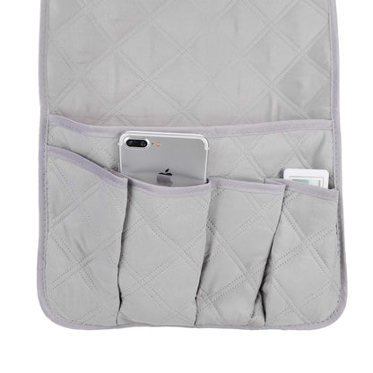 Sofa Chair Armrest Storage Organizer Non-Slip Couch Recliner Remote Control Holder Waterproof Sofa Arm Tidy Hanging Storage Bag with 5 Pockets Holder