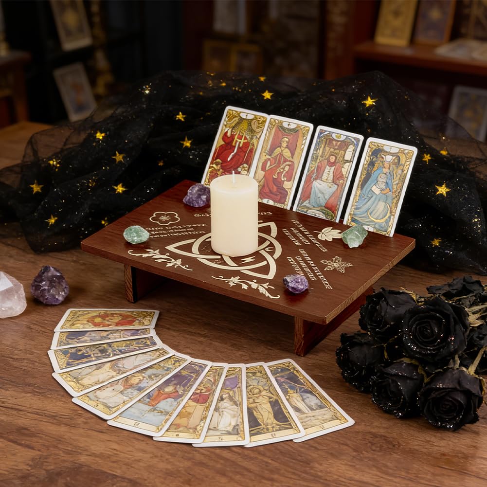 PH PandaHall Altar Table, 11.8"x7.8" Seasons of the Soul Theme Tables