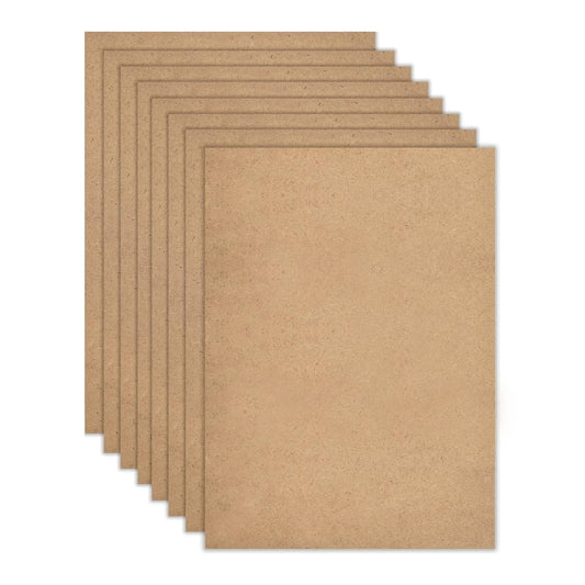 TSKDKIT A4 MDF Wood Boards for Crafts 2mm Medium Density Fiberboard Wooden Sheet Replacements, MDF Sheet for Laser Engraving, Painting and Decor,