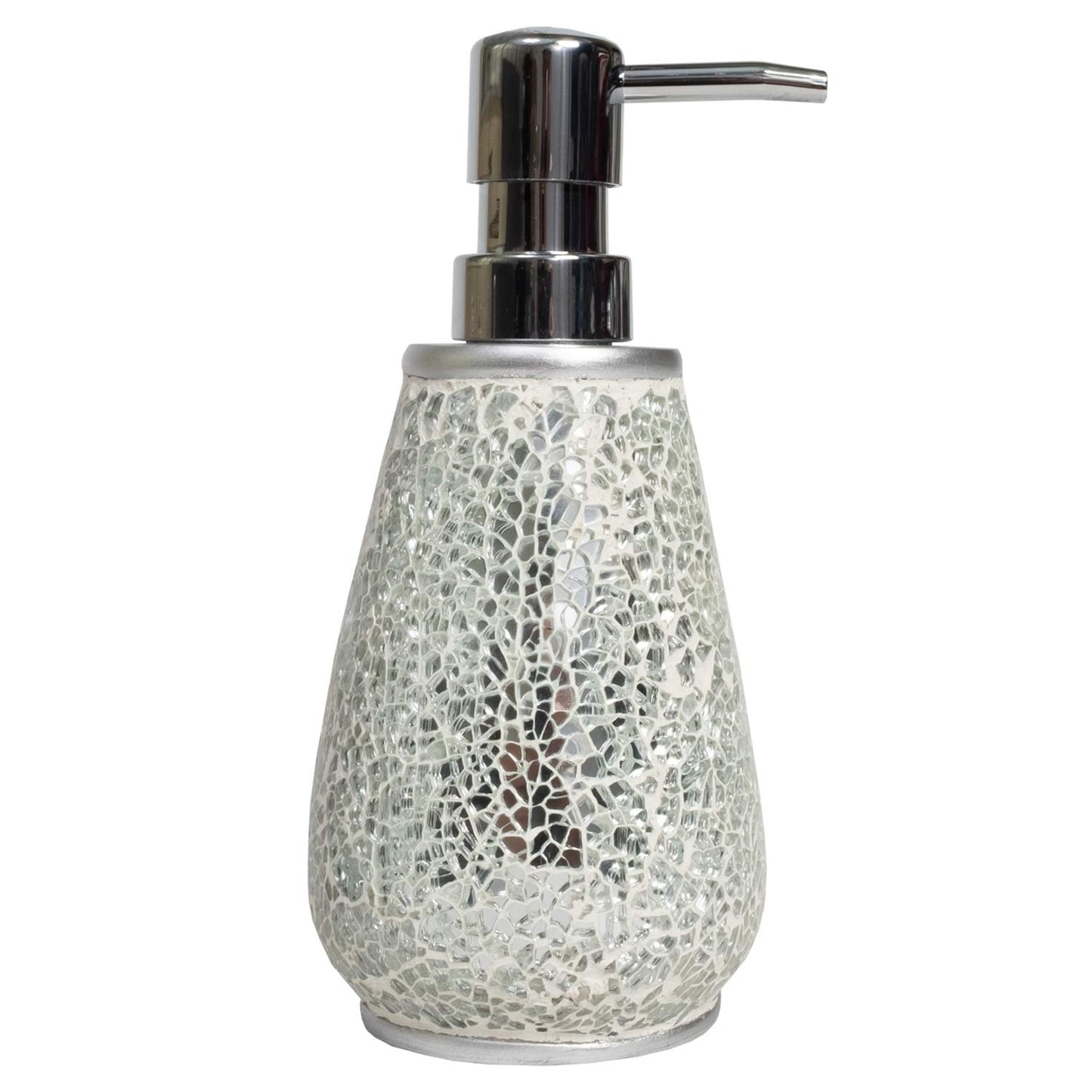 Sweet Home Collection Contemporary Decorative Beautiful Designs Bath Shower Tub Décor, Polyresin, Glamour, Lotion Pump/Soap Dispenser
