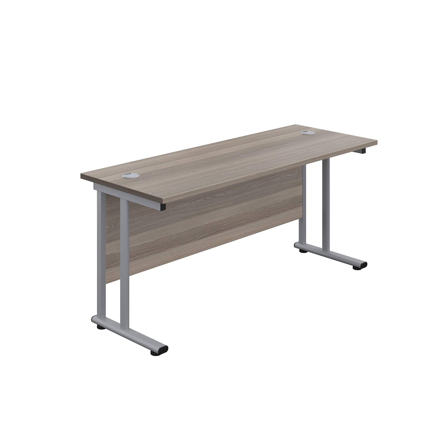 Office Hippo Heavy Duty Rectangular Cantilever Office Desk, Home Office Desk, Office Table, Integrated Cable Ports, PC Desk For Office or Home