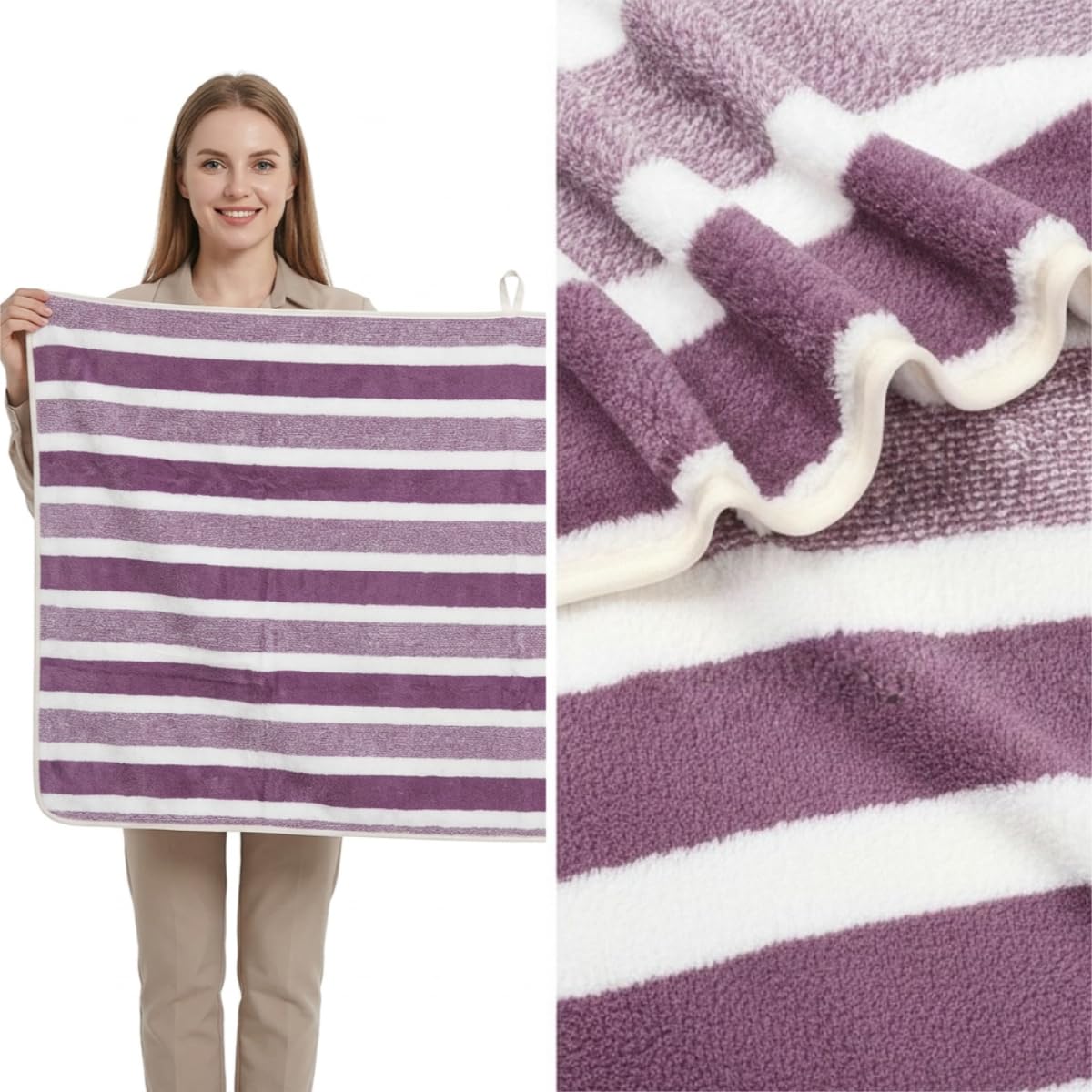 Cheriswelry 2Pcs Beach Towels for Adults Coral Fleece Sand Resistant Towel Quick Dry Large Bath Towels for Beach Accessories Holiday Travel Swim