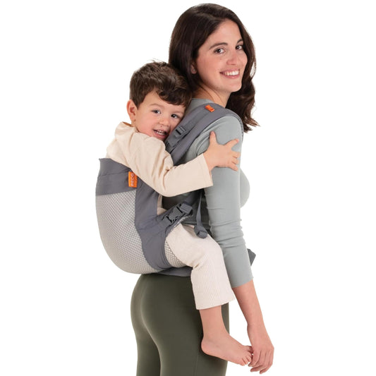 Beco Toddler Carrier (20-60 lbs) with Breathable 3D Mesh & Extra Wide Seat - Front-Carry & Backpack Style - Lightweight Sling Carrier for Children
