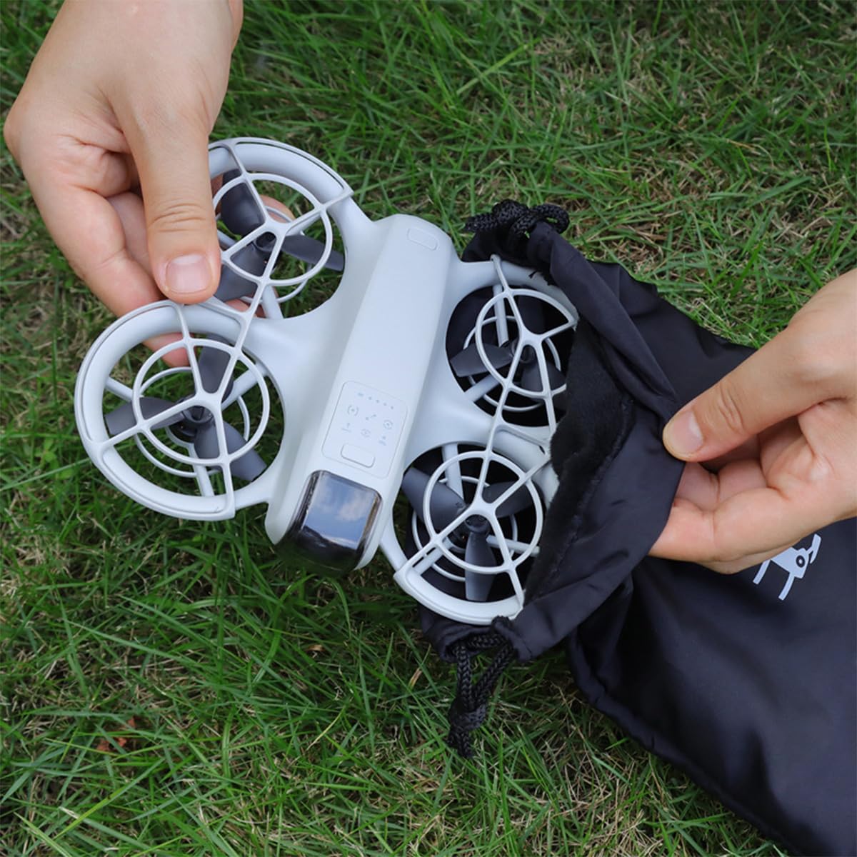 Namvo Aircraft Sleeve for Drone and Controller Organizer Bag Portable RC Storage Pocket for Accessories and Essentials