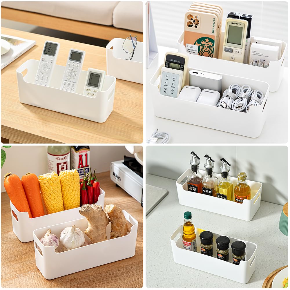 FYting Storage Baskets,4 Pcs Bathroom Baskets small,Kitchen Storage Boxes