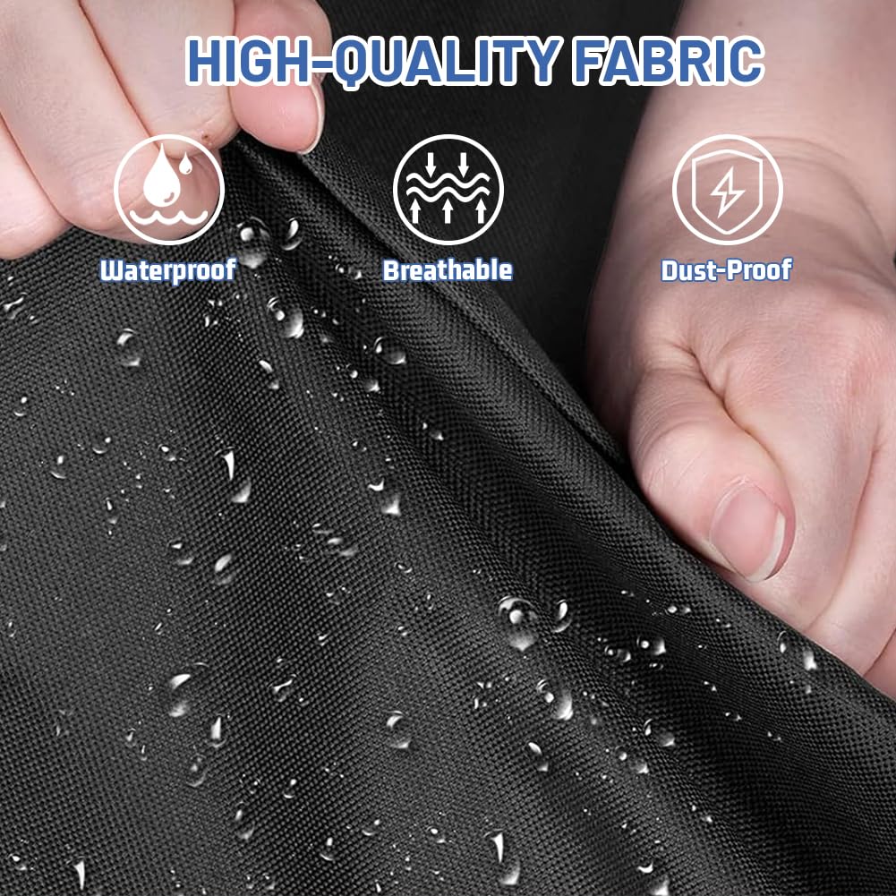 AMFUN Suit Bag with Zipper, Travel Garment Bags for Closet Storage and Travel, Waterproof Hanging Suit Cover