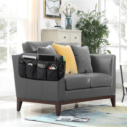 XGOPTS Sofa Armrest Hanging Organiser with 14 Pockets | Couch Armchair Storage Bag