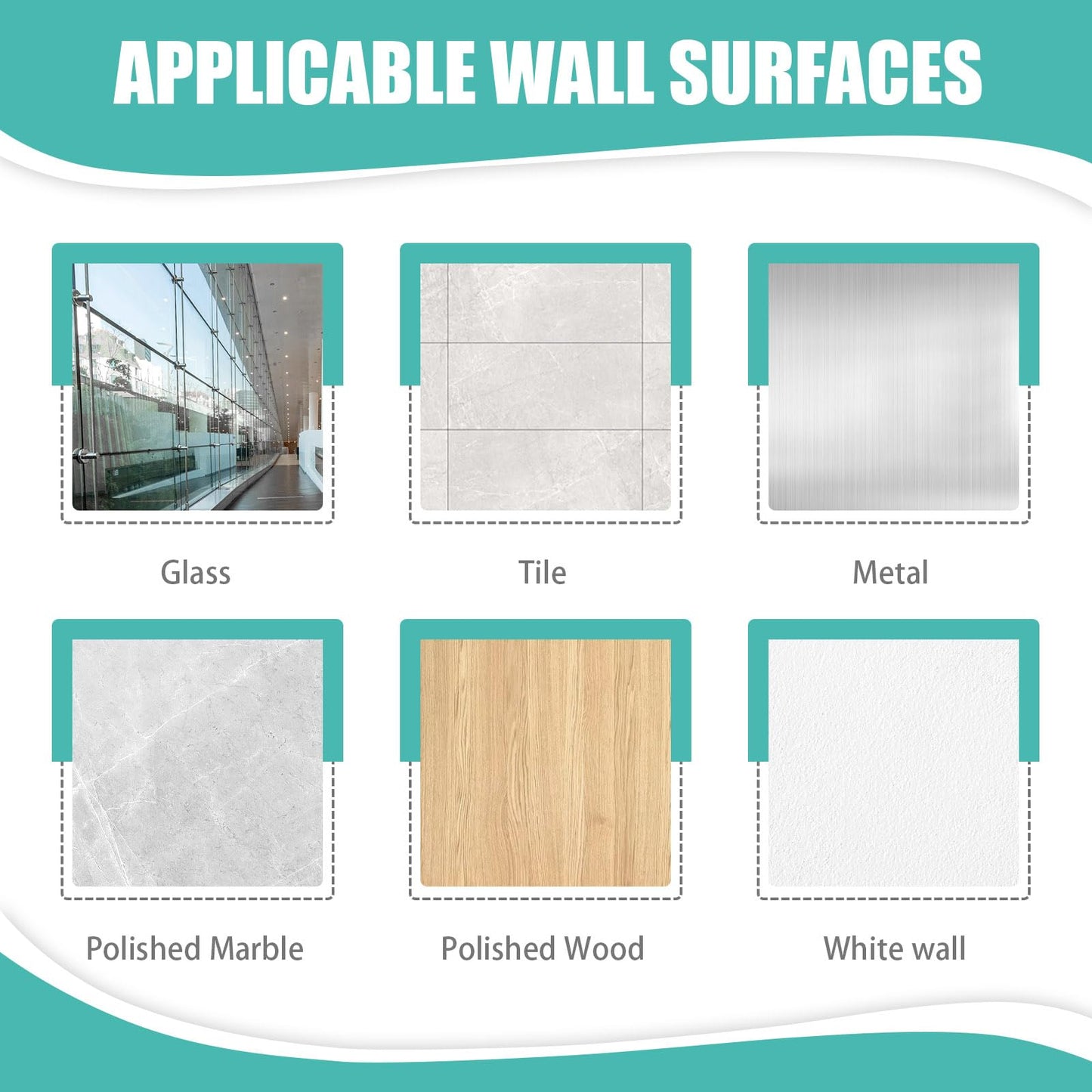 Huakaile 12 Pieces Acrylic Vinyl Record Wall Mount with Adhesive Tape, No Screw Record Display Shelf Storage Hangers