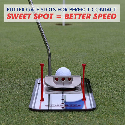 EyeLine Golf Putting Alignment Mirror, Portable Practice Putting Trainer, Mirror Size 12 x 6 Inches, As Seen on PGA Tour, Made in USA. Use Outdoors or