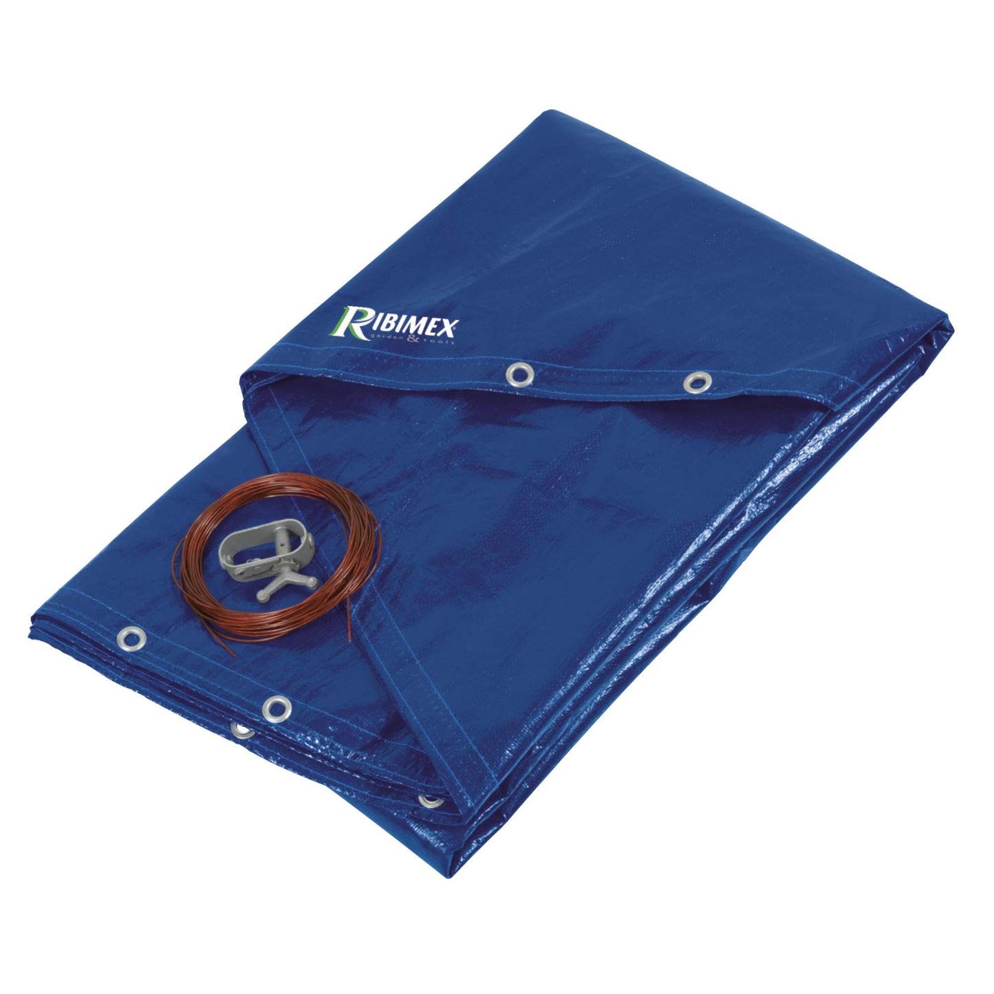 Ribimex PRBP140R52 Round Pool Tarp, Diameter 5.20 m, Blue
