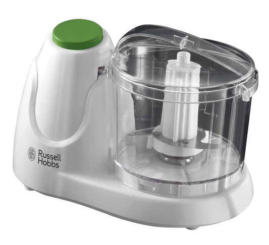 Russell Hobbs Food Collection Electric Mini Chopper, Dices & Purees Fruit & Vegetables - recipes included, 500ml, Removable dishwasher-safe bowl, lid