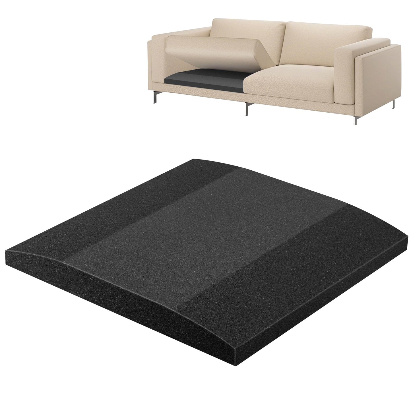 1PCS 55 x 55cm Sofa Cushion Support for Sagging Seat-Sofa Repair Foam