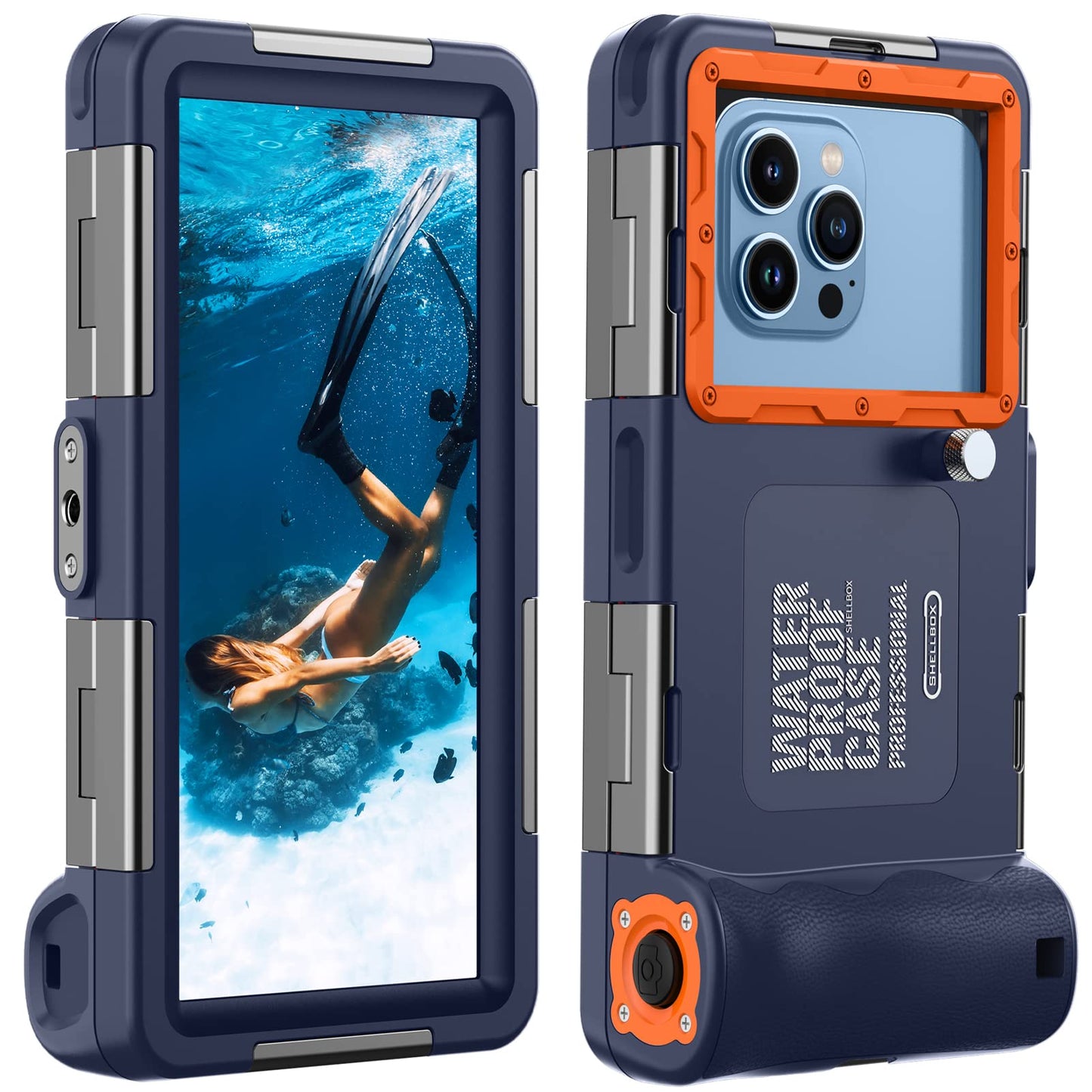 Lanhiem Diving Waterproof Phone Case, [Upgrade&Universal] Underwater for Photo Video Outdoor Swimming Snorkeling Surfing for iPhone Galaxy Huawei
