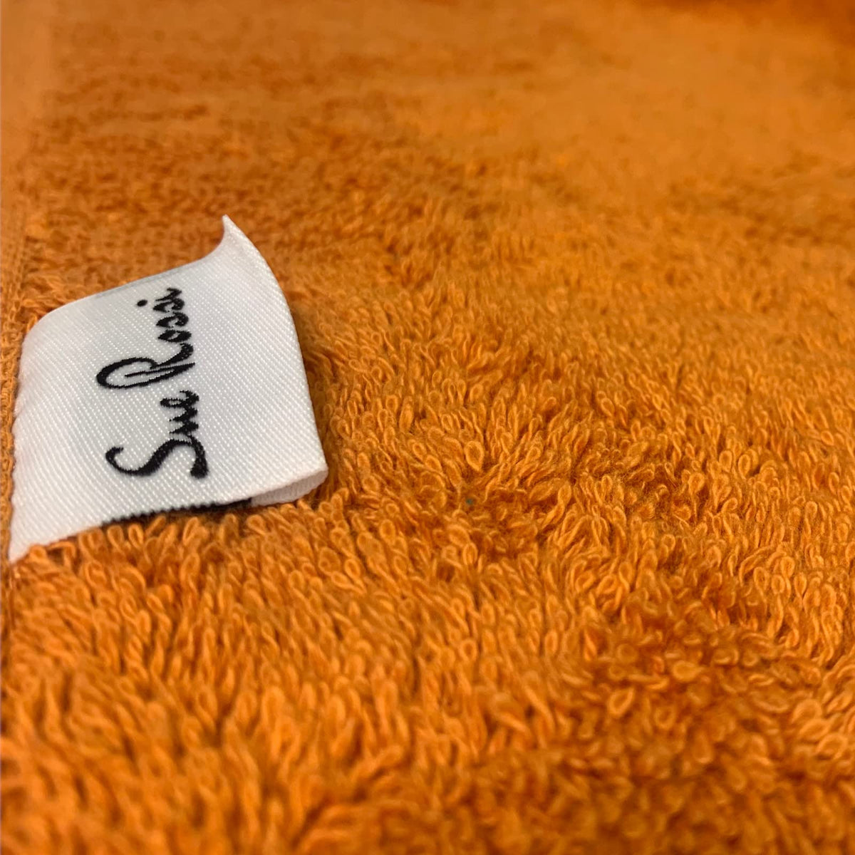 Sue Rossi Guest Towels 30 x 50cm Set Of 2, Organic Turkish Combed Cotton, 600gsm Thick, Soft & Absorbent Bathroom Or Kitchen Small Hand Towel