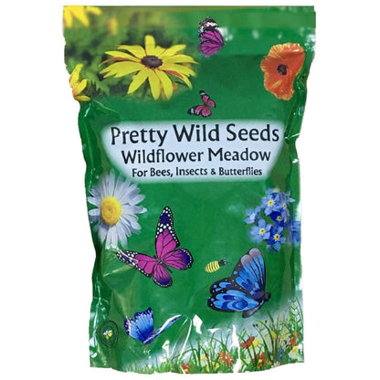 UK 100% Wild Flower Seed Mix Annual & Perennial Meadow Plants Attracts Bees & Butterfly 500g Pure Wildflower Seeds Mix 3