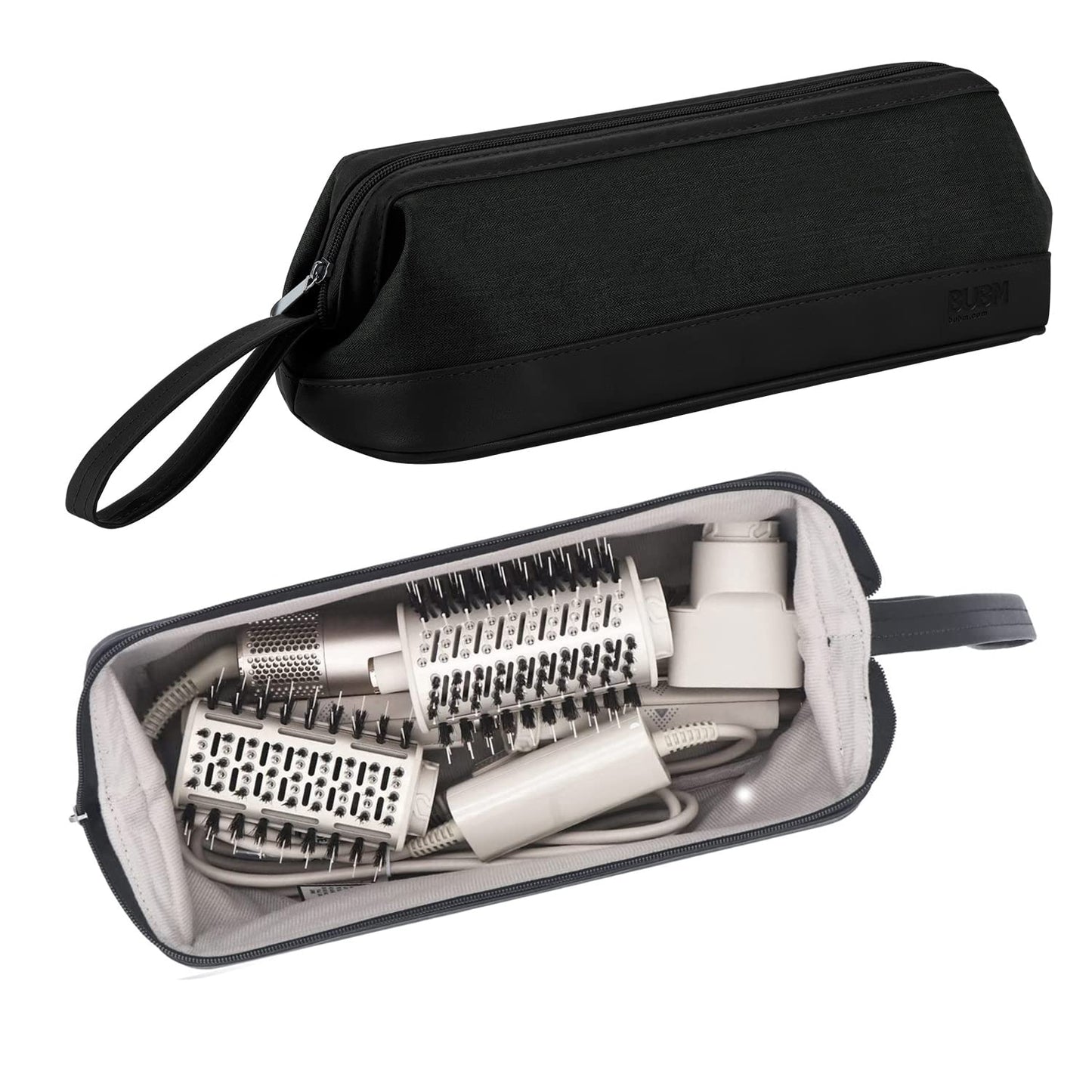 BUBM Travel Case for Dyson Airwrap Styler/Shark Flexstyle,Portable Carrying Case for Dyson Supersonic Hair Dryer,Waterproof Anti-Scratch Dustproof