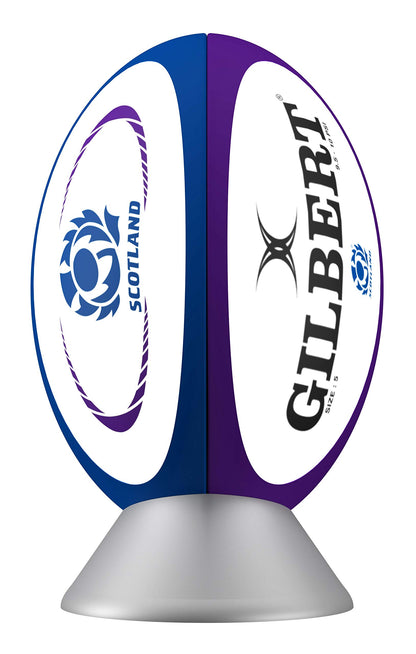 Rugby Ball Scotland Globall Adults and Kids Night Light | Official SRU & Gilbert Licensed Night Lamp | Rugby Gifts for Men and Women | Cool Bedroom
