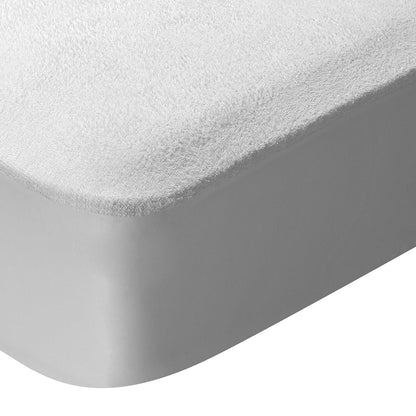 Pikolin Home PP05 Waterproof and Breathable Terry Mattress Protector 100% Cotton, white, 105 x 190/200 cm
