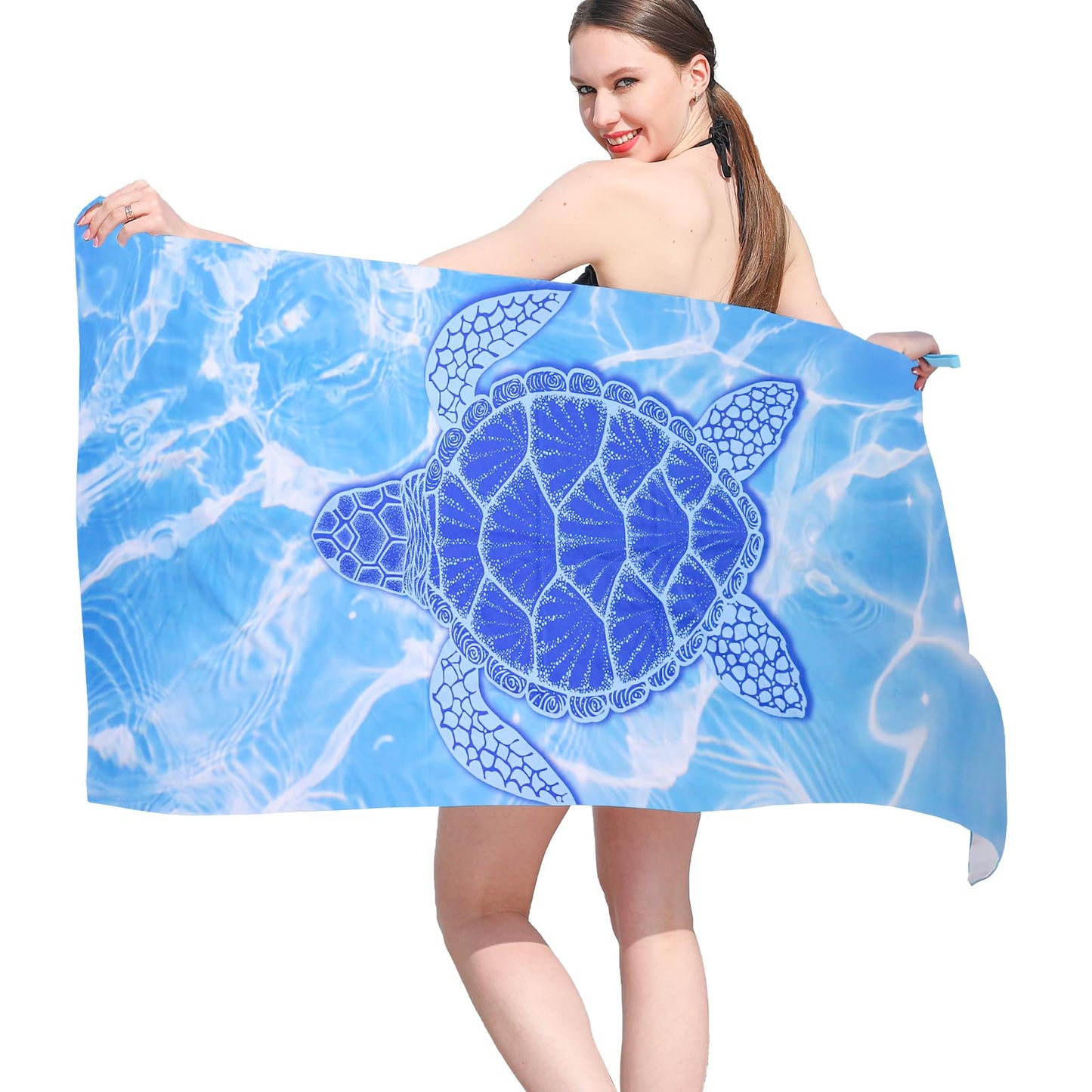 Vorvowry Microfibre Beach Towels for Adults Women Men Extra Large Lightweight Quick Dry Sand Free Travel Towel Double Sided Printing for Swim Sports