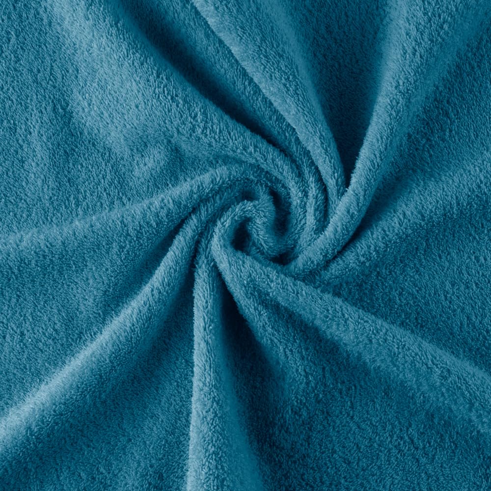 Top Towel - Premium - Large Bath Towels - Bath Towels - 2 Face Towels or Bidet -30x50cm - 100% Cotton - 600g - Ocean
