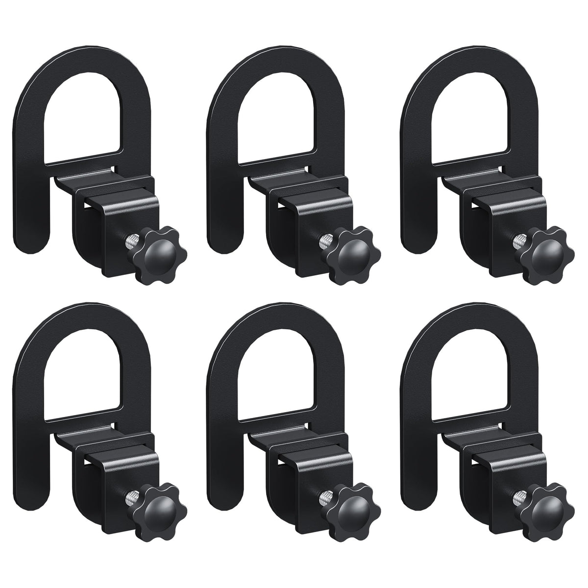 Lutown-Teen Black Non Slip Mattress Grippers 6 PCS, Mattress Slide Stopper