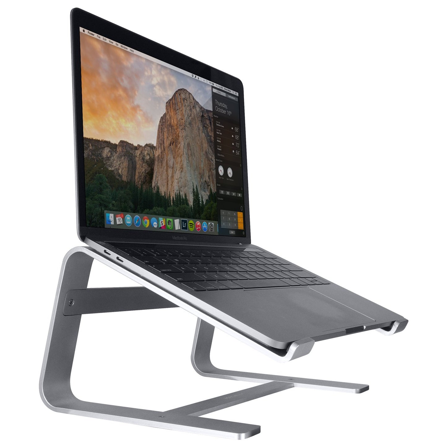 Macally ASTANDSG Aluminium Laptop Stand For Apple MacBook -Space Grey