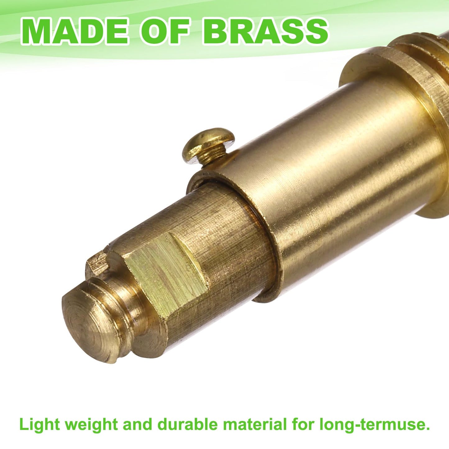 sourcing map Basin Sink Clicker, Replacement Sink Basin Clicker Brass Push Spring Plug for Home Bathroom Bathtub Sinks Drain Stopper
