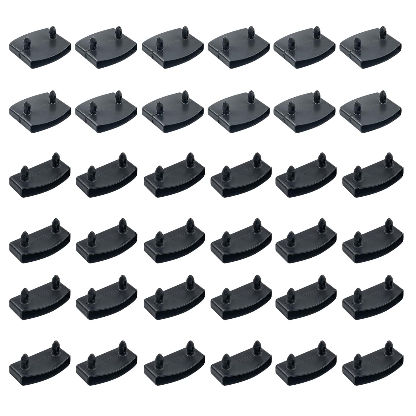 Sgehai 36 Pcs bed slat, replacement bed slat end clip,plastic bed slat holders caps 55mm,24 ends and 12 center,for double/single bed and king size