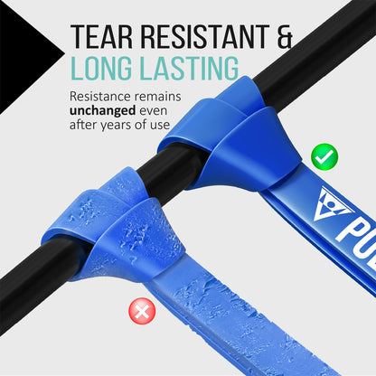 PULLUP & DIP Resistance Bands Pull Up Bands for Assisted Pull Ups, Calisthenics, Crossfit, Pull Up Bar; Premium Fitness Bands (EXTRA LIGHT + LIGHT +