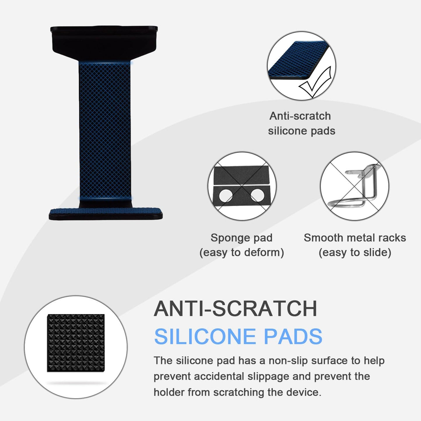 JEMACHE Metal Under Table Desk Holder for Laptop, Xbox Series S, Xbox One S/X, PS4 Slim/Pro, Desktop Mini PC