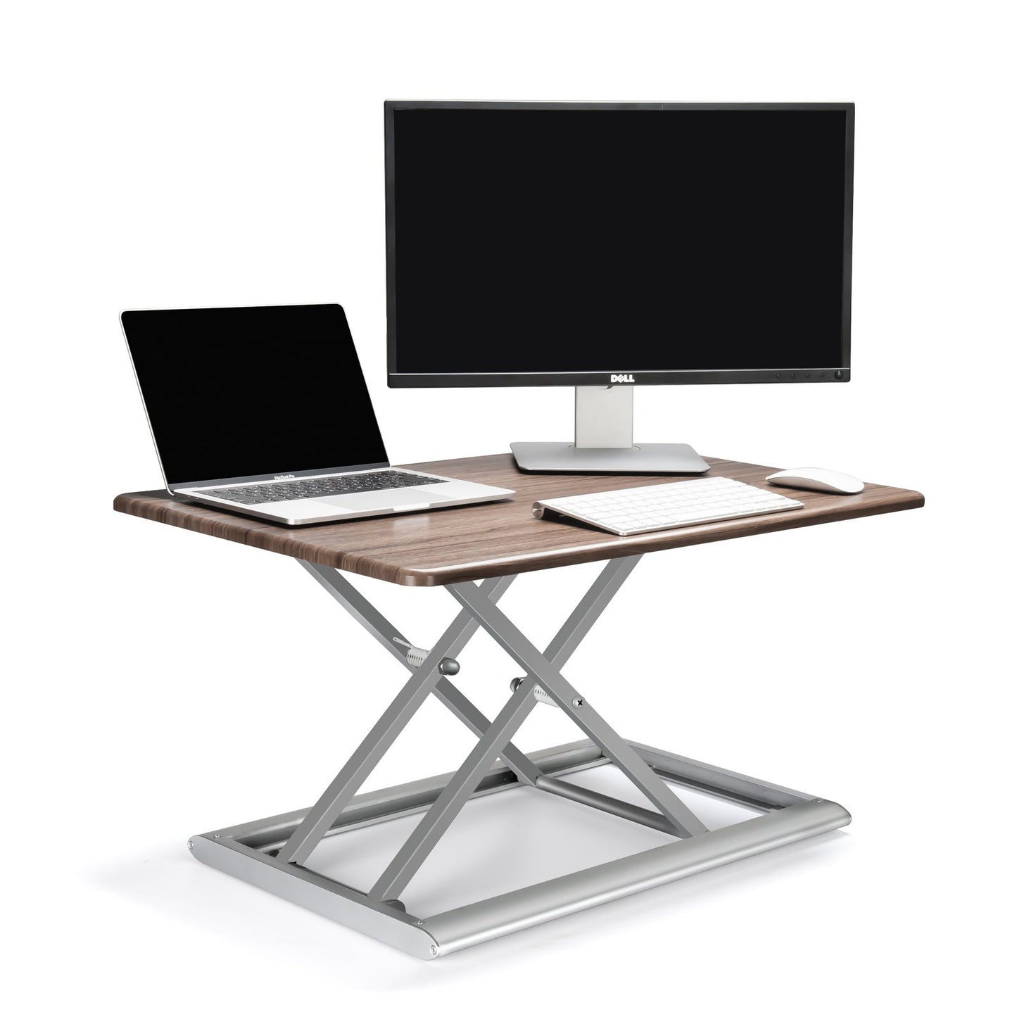 ThingyClub® Standing Desk Converter Height Adjustable Sit to Stand fits Laptop and Monitor, 765 x 51 mm working surface, 55~430mm Adjust Height