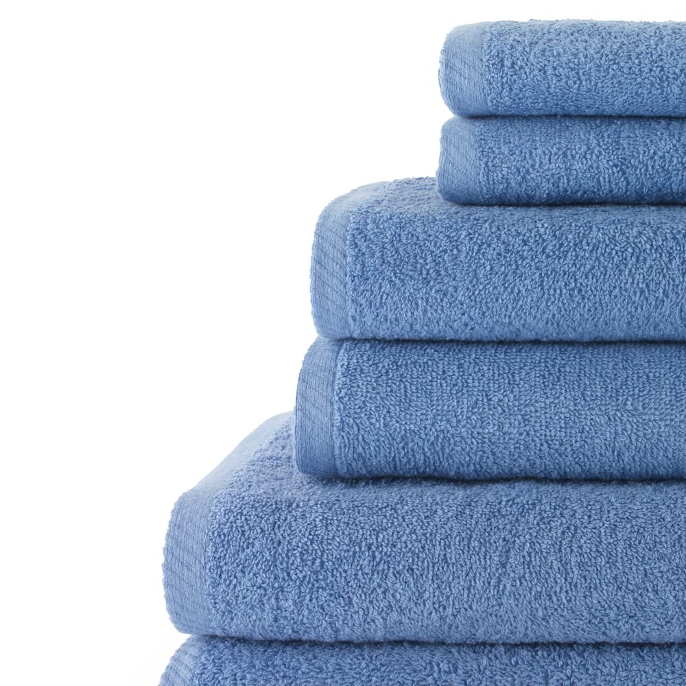 Top Towels - Towel Set - Pack of 2 Hand Towels, 2 Bath Towels and 2 Bidet Towels - 100% Cotton - 500 g/m9