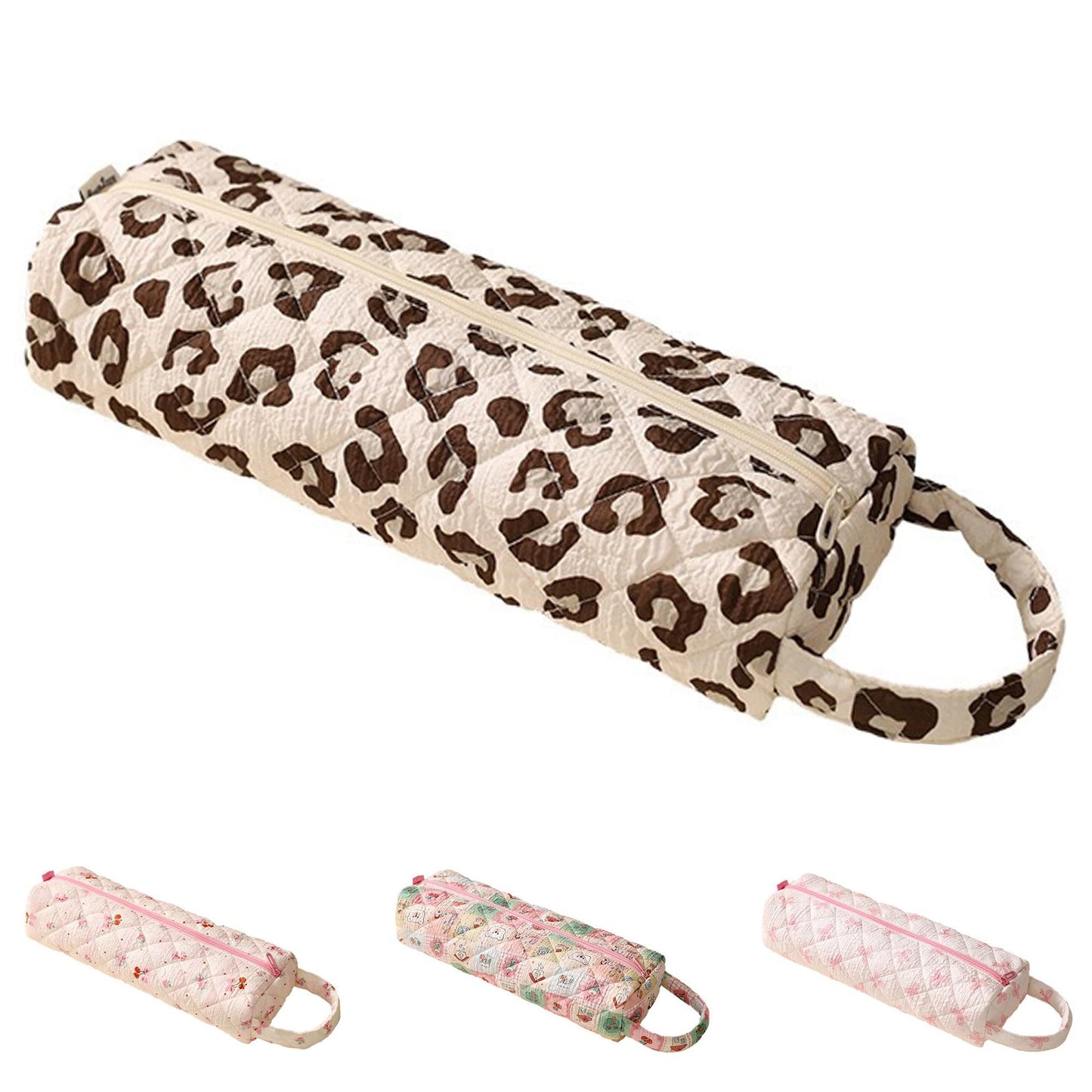 MOMOJULI Cute Quilted Hair Tools Bag with Zip Hair Styling Accessories Travel Storage Case Organiser for Shark FlexStyle,Dyson Airwrap Hair