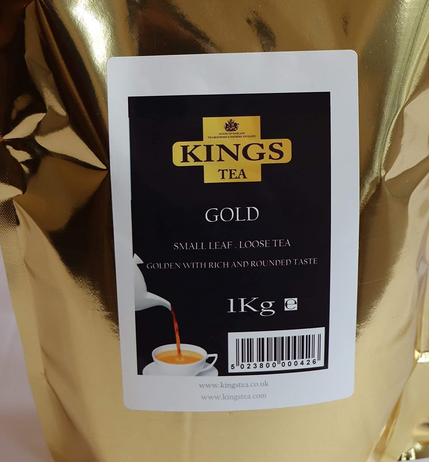 KINGS TEA GOLD LOOSE TEA 1Kg (Pack of 2)