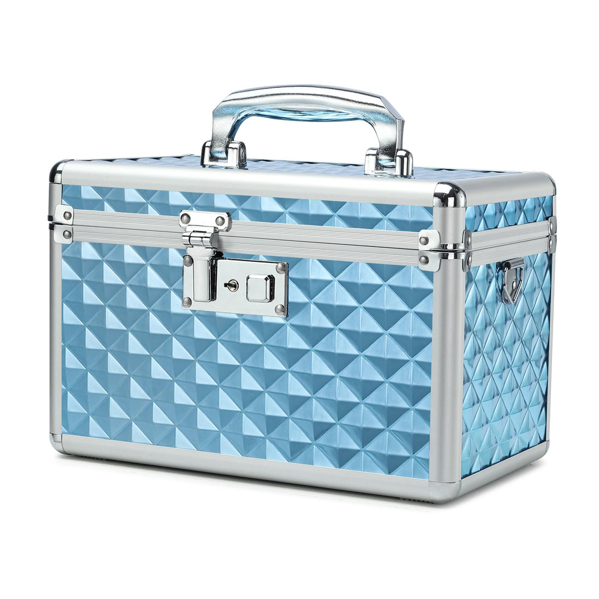 HEWEI WORKS Storage Box with Key Lock, Lockable Medicine Storage Box, Empty First Aid Box, Security Lock Box