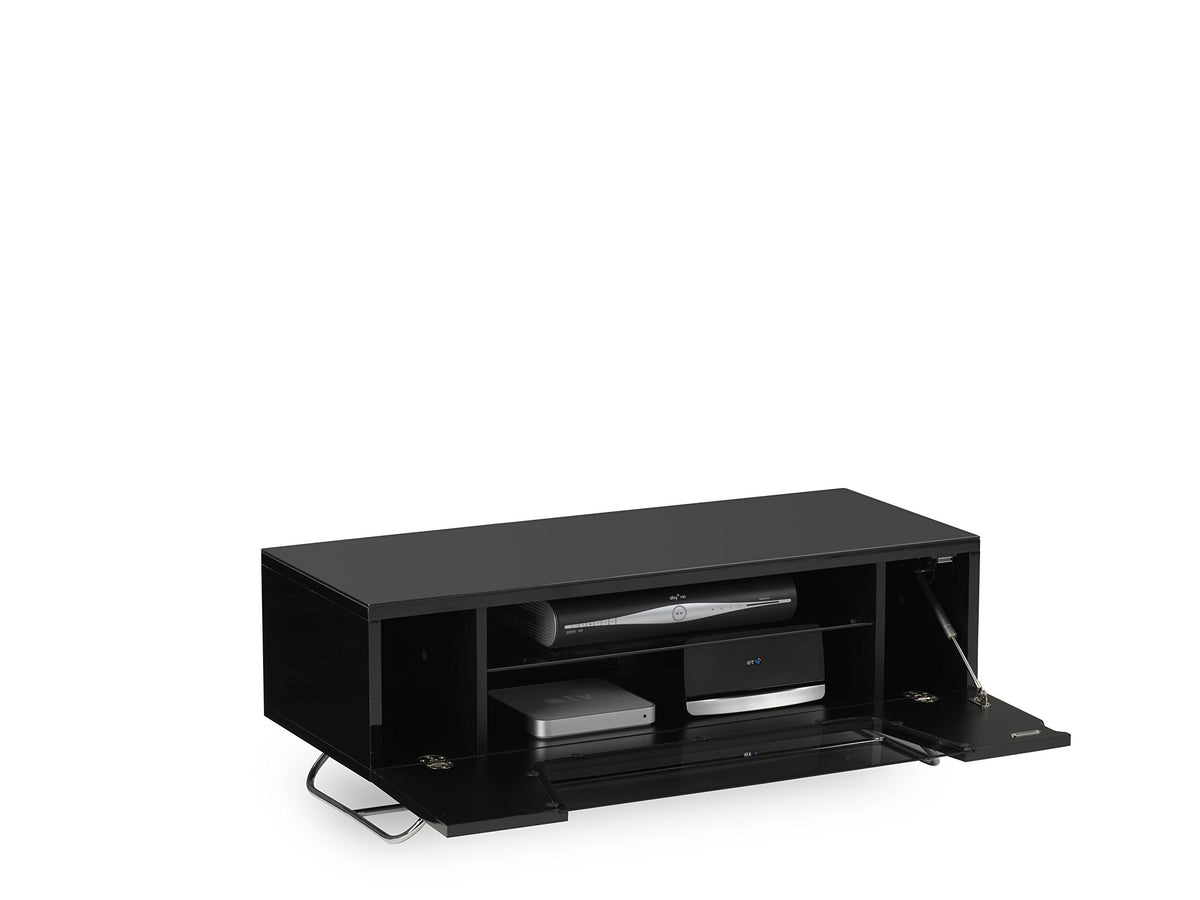 Alphason Chromium 2 1000 TV Cabinet - Black