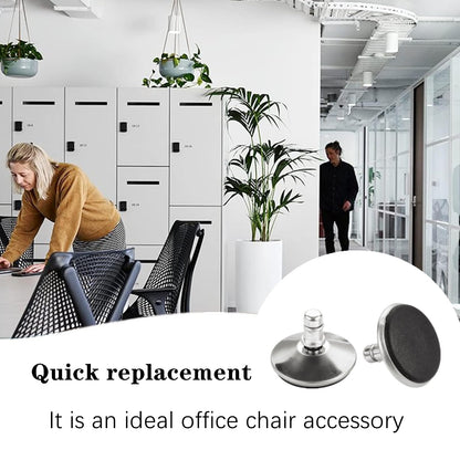 5 PCS Office Chair Wheels Sturdy Casters Anti-Slip Bell Glides