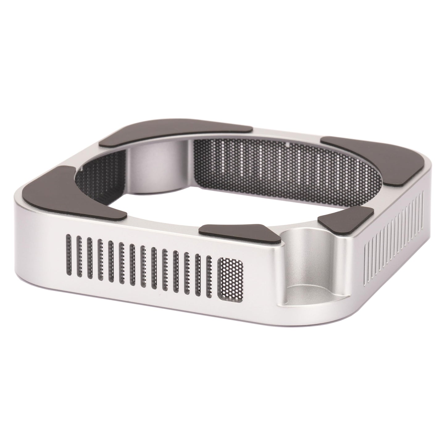 Psitek M4 M5 Mac mini Stand, Silver Holder for Mac mini 2024-2026 with Ventilation Heat Dissipation Cooling