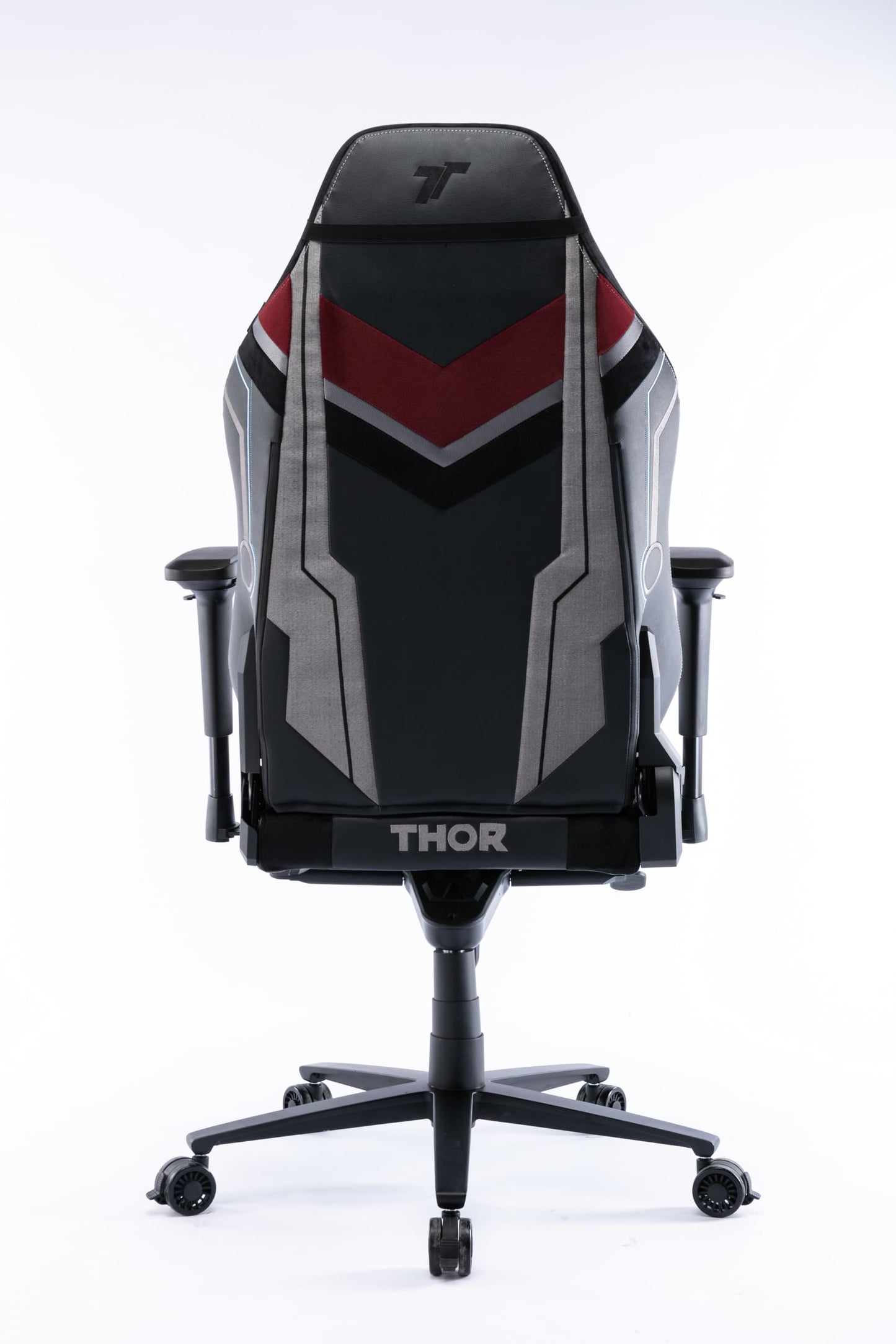 TTRACING Gaming Chair for Adults, 186kg Heavy Duty Desk Seat, 155° Reclining with 4D Armrests, Velour & Faux Leather Office Furniture