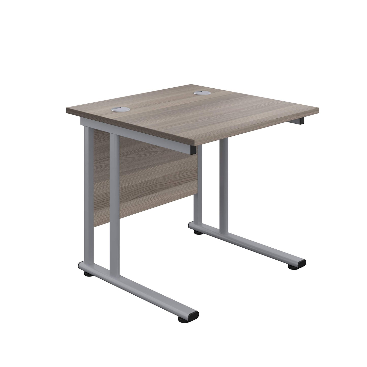 Office Hippo Heavy Duty Rectangular Cantilever Office Desk, Home Office Desk, Office Table, Integrated Cable Ports, PC Desk For Office or Home