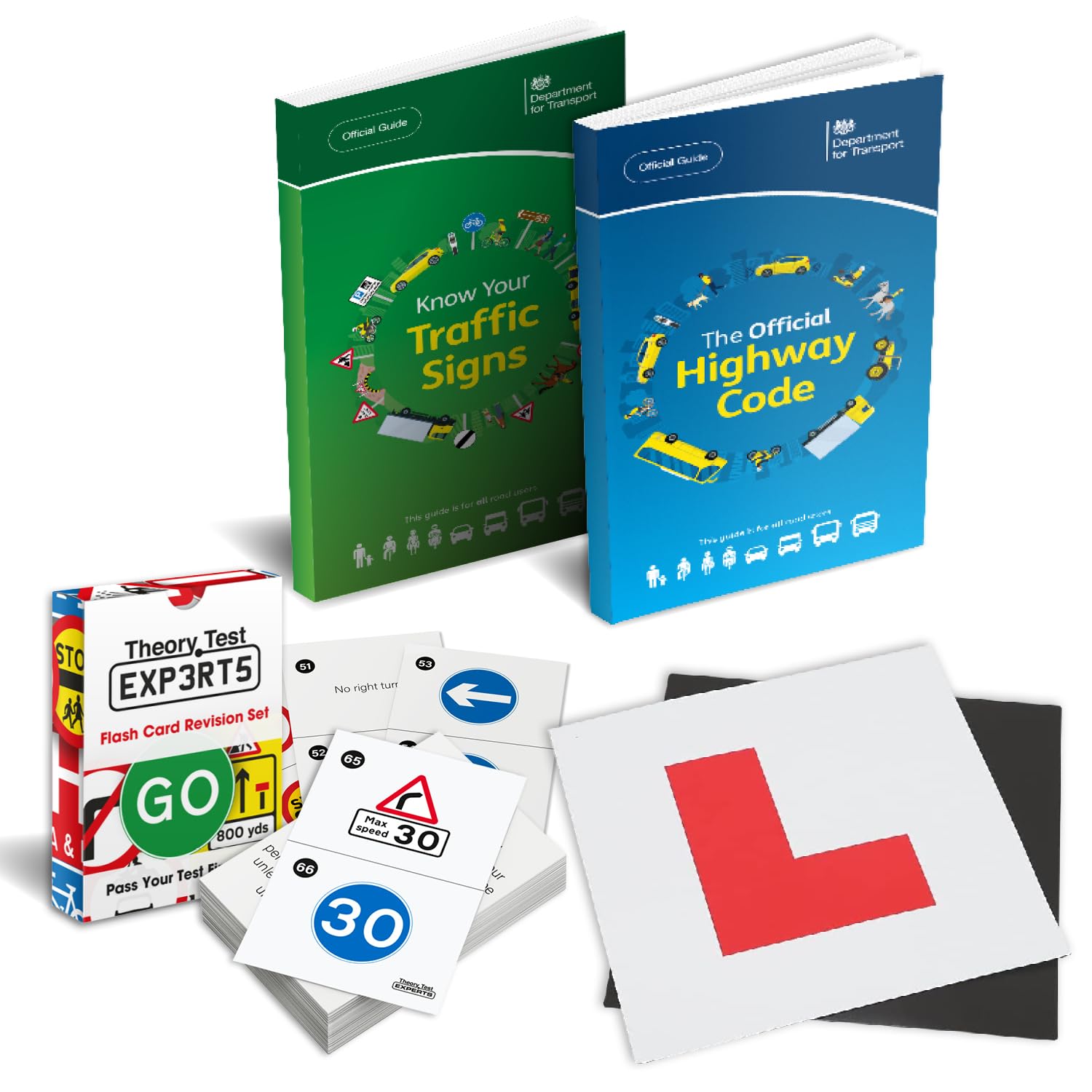 X Road Code The Highway Code 2025 UK + Know Your Traffic Signs 2025 UK + 128 Road ...