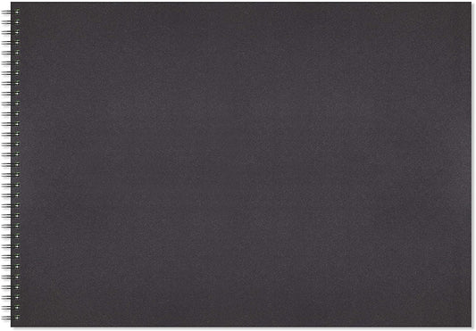 Artgecko Mixed Media Sketch Book A2 Landscape - 80 Pages (40 Sheets) 150gsm White Cartridge Paper