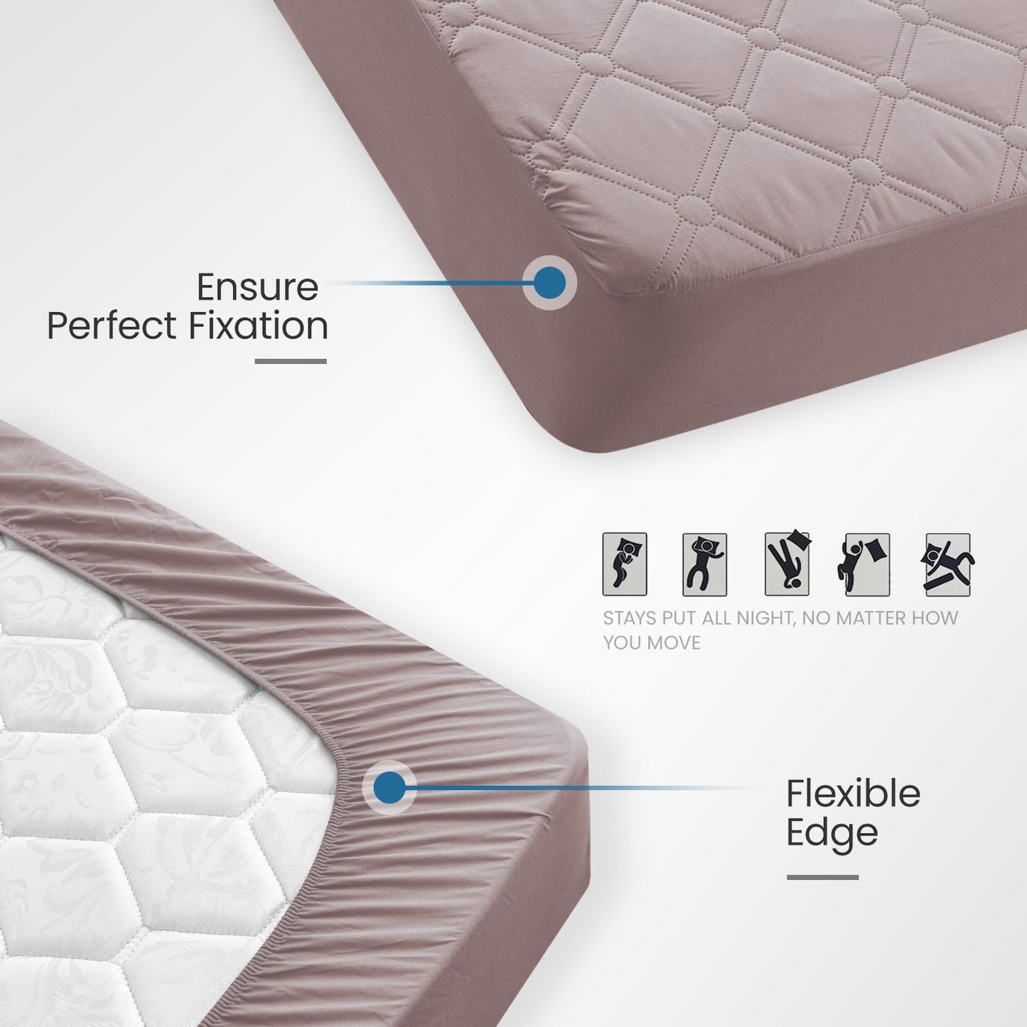 Ystyle Fitted Sheet 90 x 200 cm, Microfibre, Fitted Sheet - Mattress Height up to 30 cm, Soy