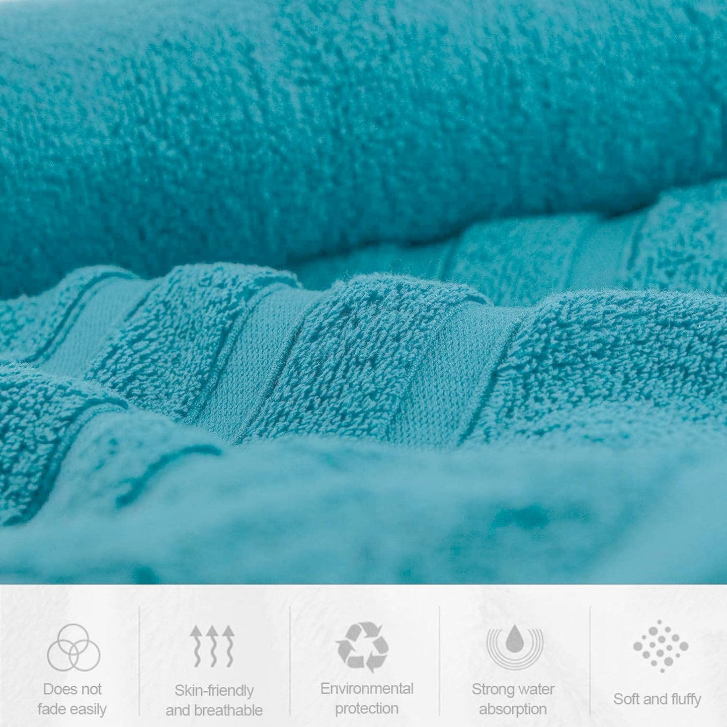 Uk Furniture 2 Pack Extra Large|95x200cm| Super Jumbo Bath Sheet Towels100% Egyptian Cotton 700GSM Super Soft Towel Set. (Aqua)