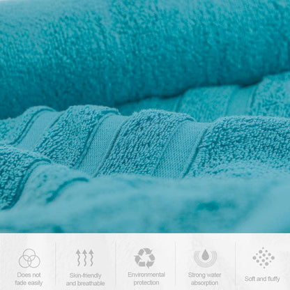 Uk Furniture 2 Pack Extra Large|95x200cm| Super Jumbo Bath Sheet Towels100% Egyptian Cotton 700GSM Super Soft Towel Set. Aqua